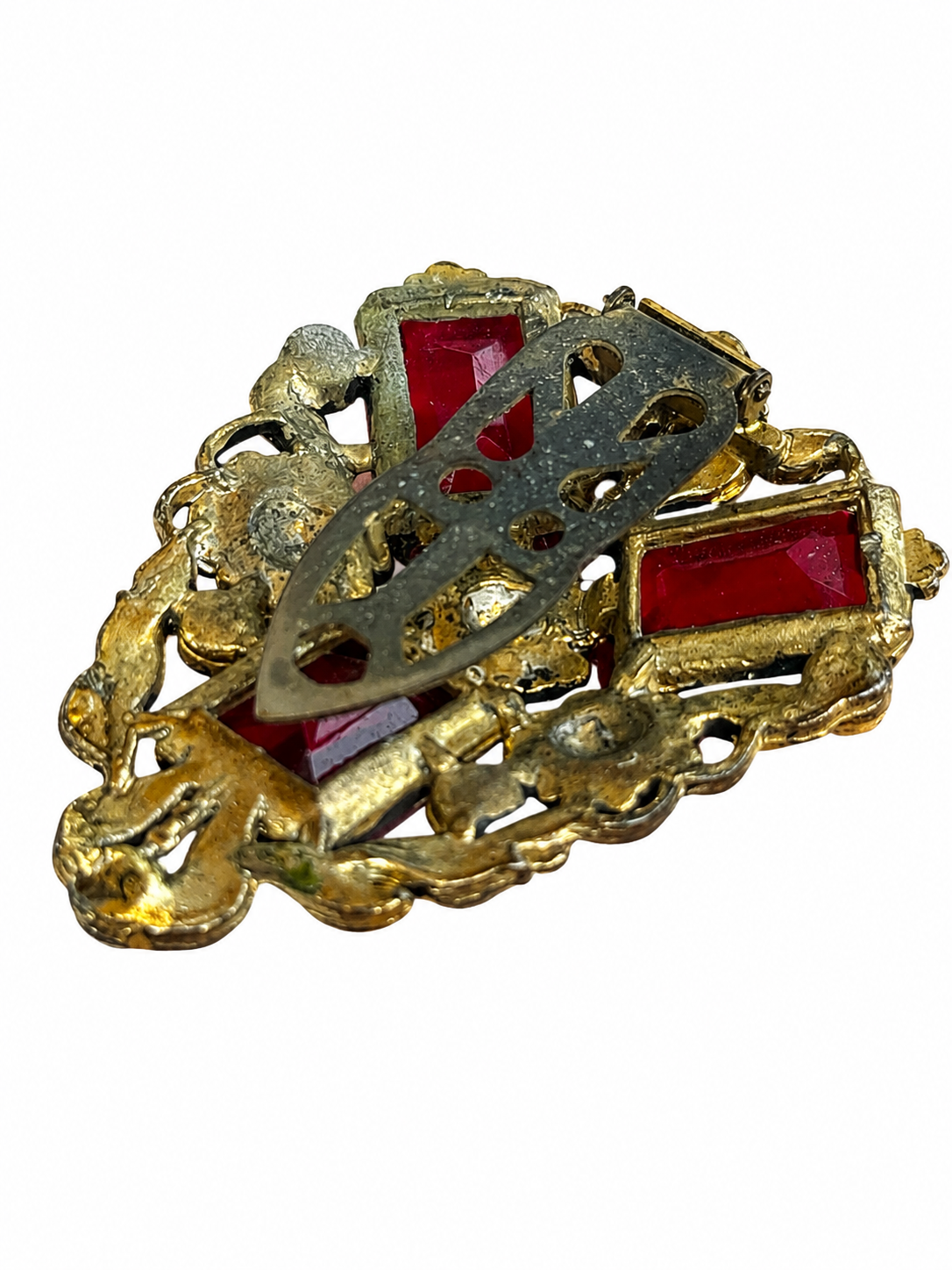 Vintage Rose Dress Clip