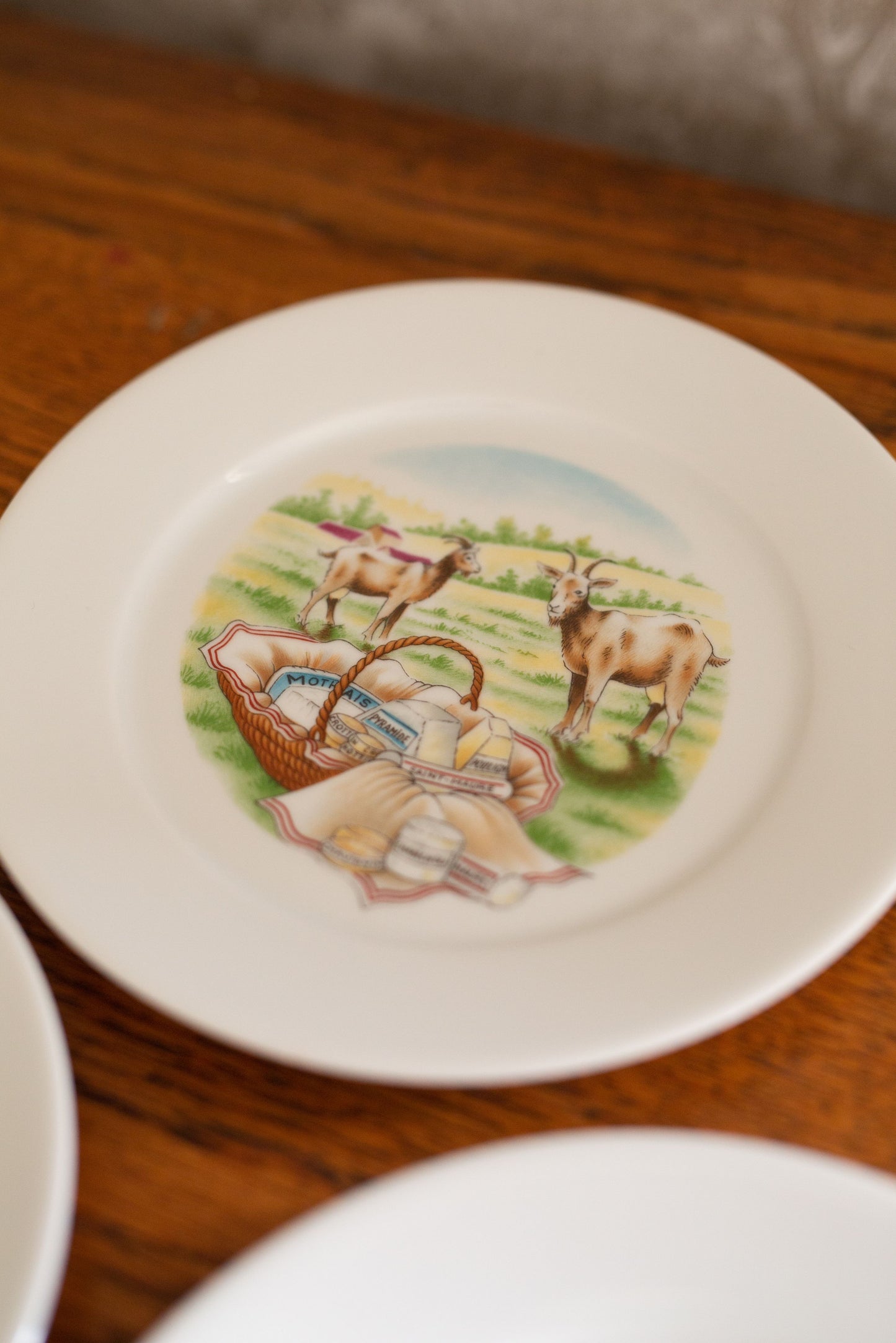Limoge Cheese Plate Set