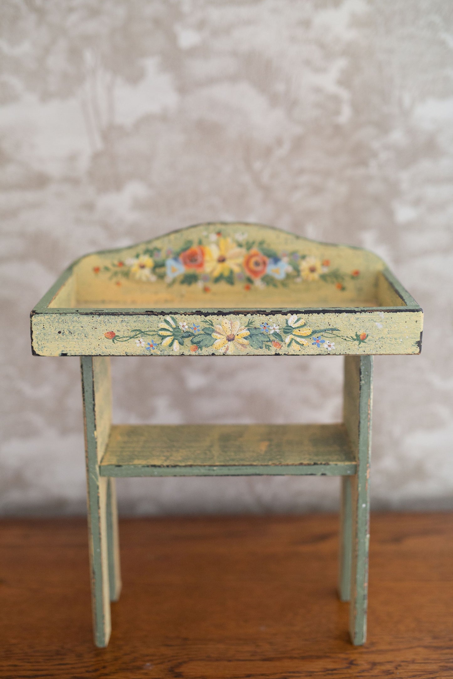 Primitive Hand-painted Shelf