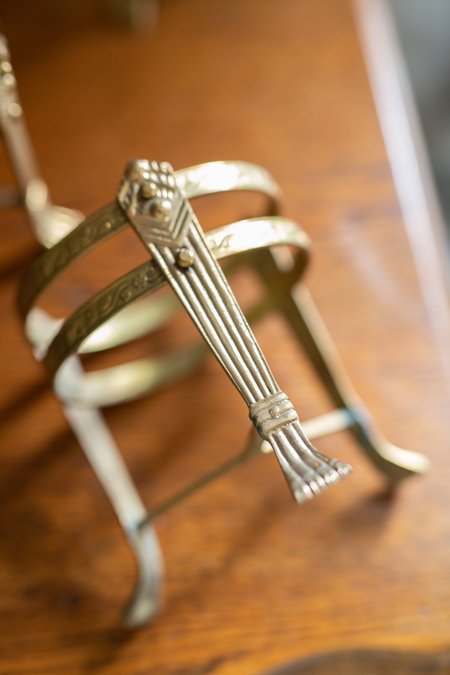 Ornate Brass Plant Stands