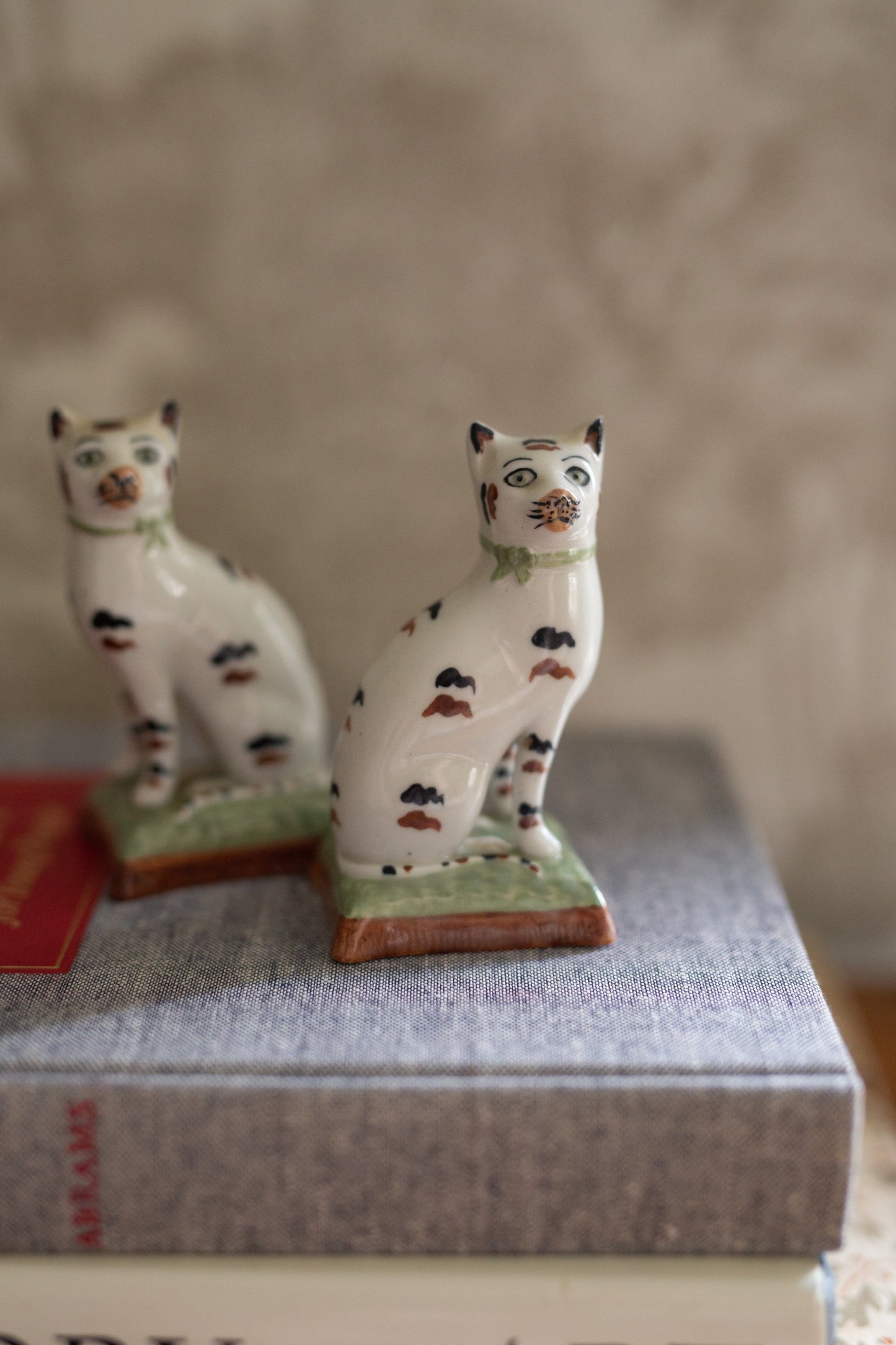 Antique Staffordshire Cat Figurines