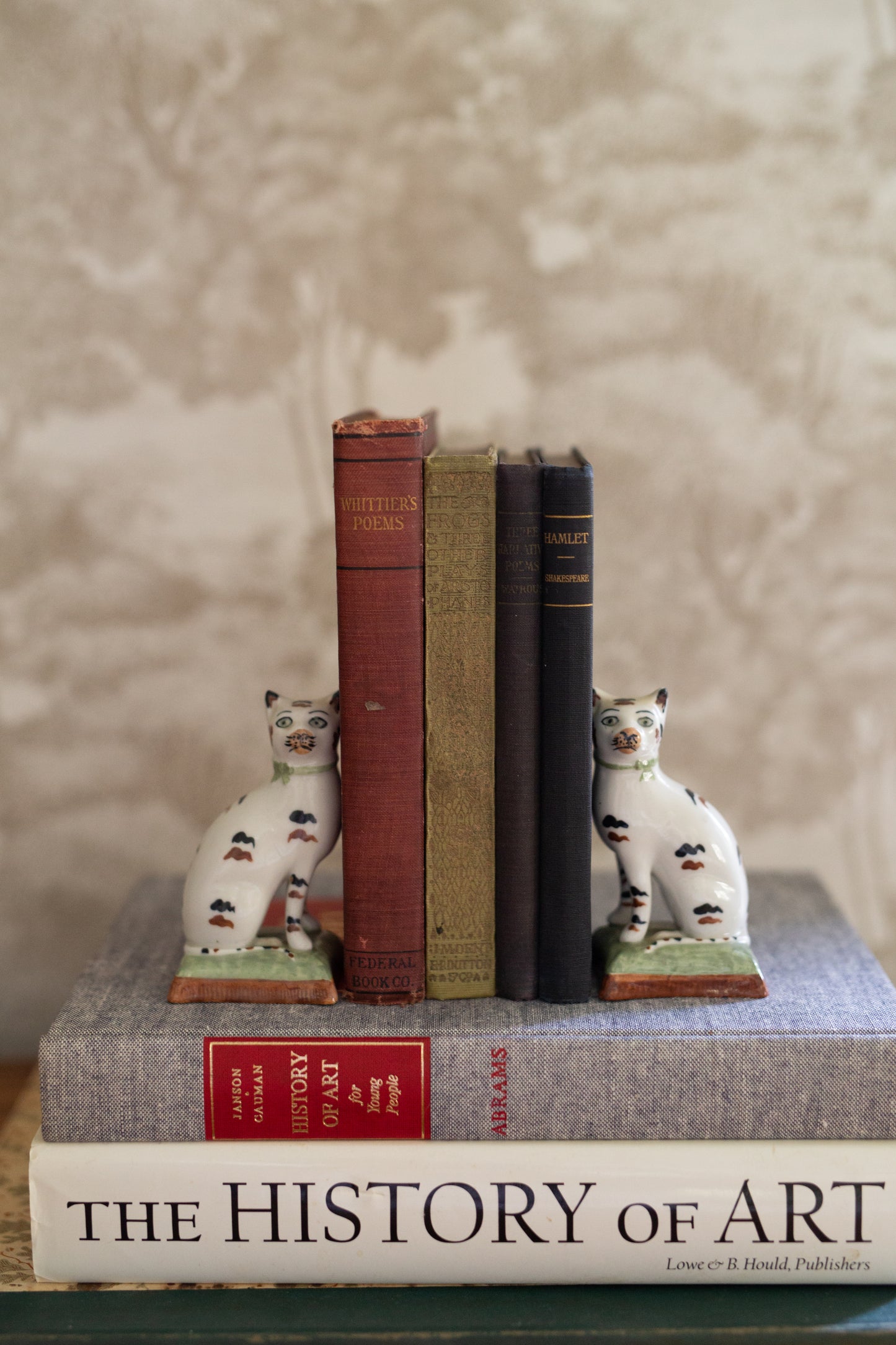 Antique Staffordshire Cat Figurines