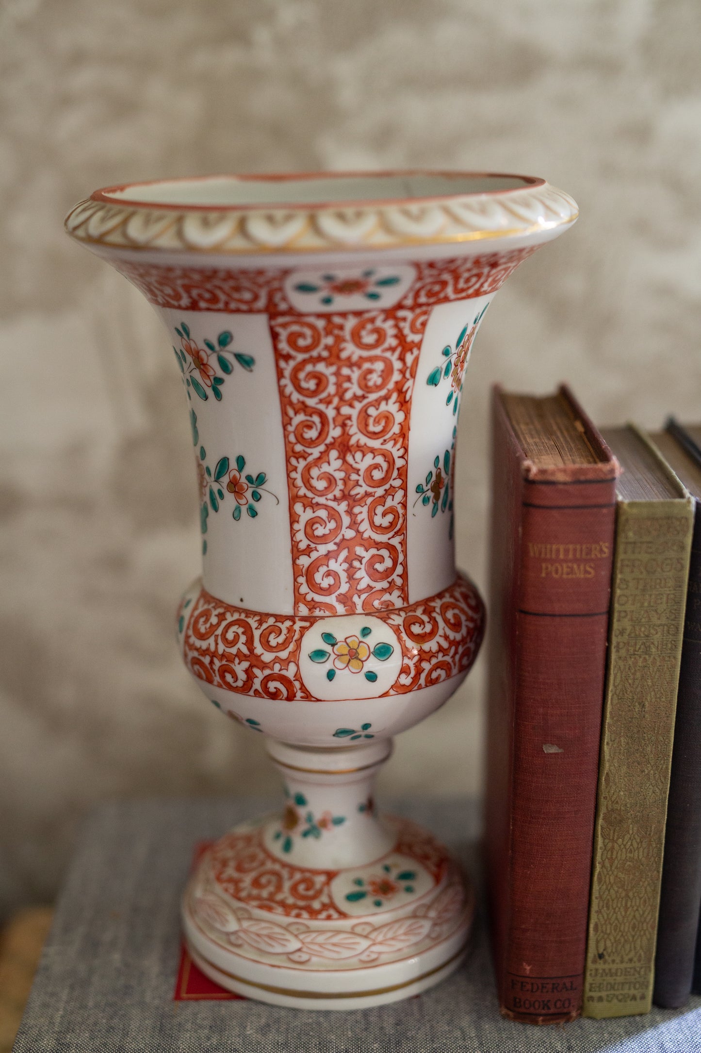 French Floral Vase Urn