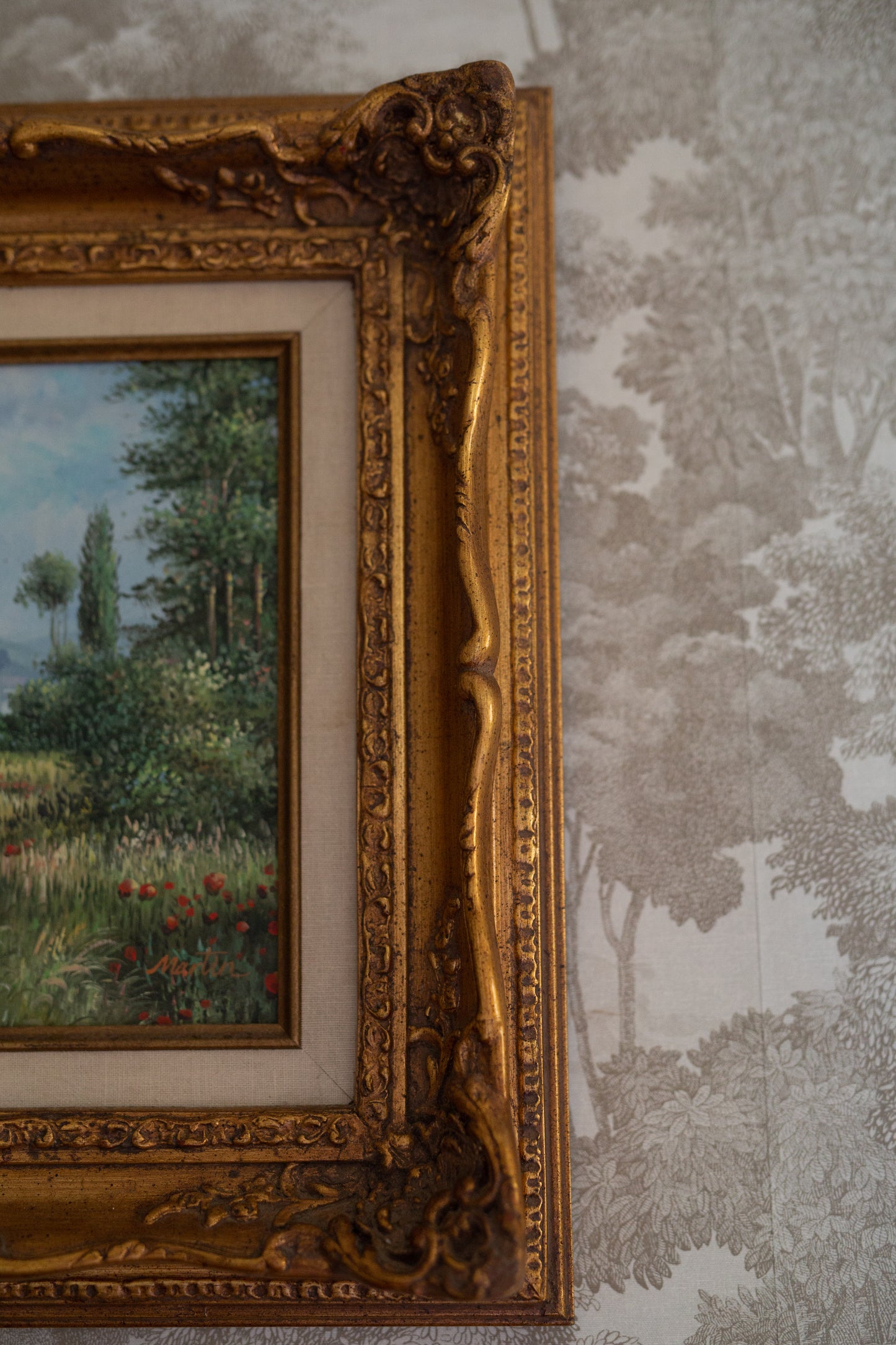 Floral Oil Painting, Signed