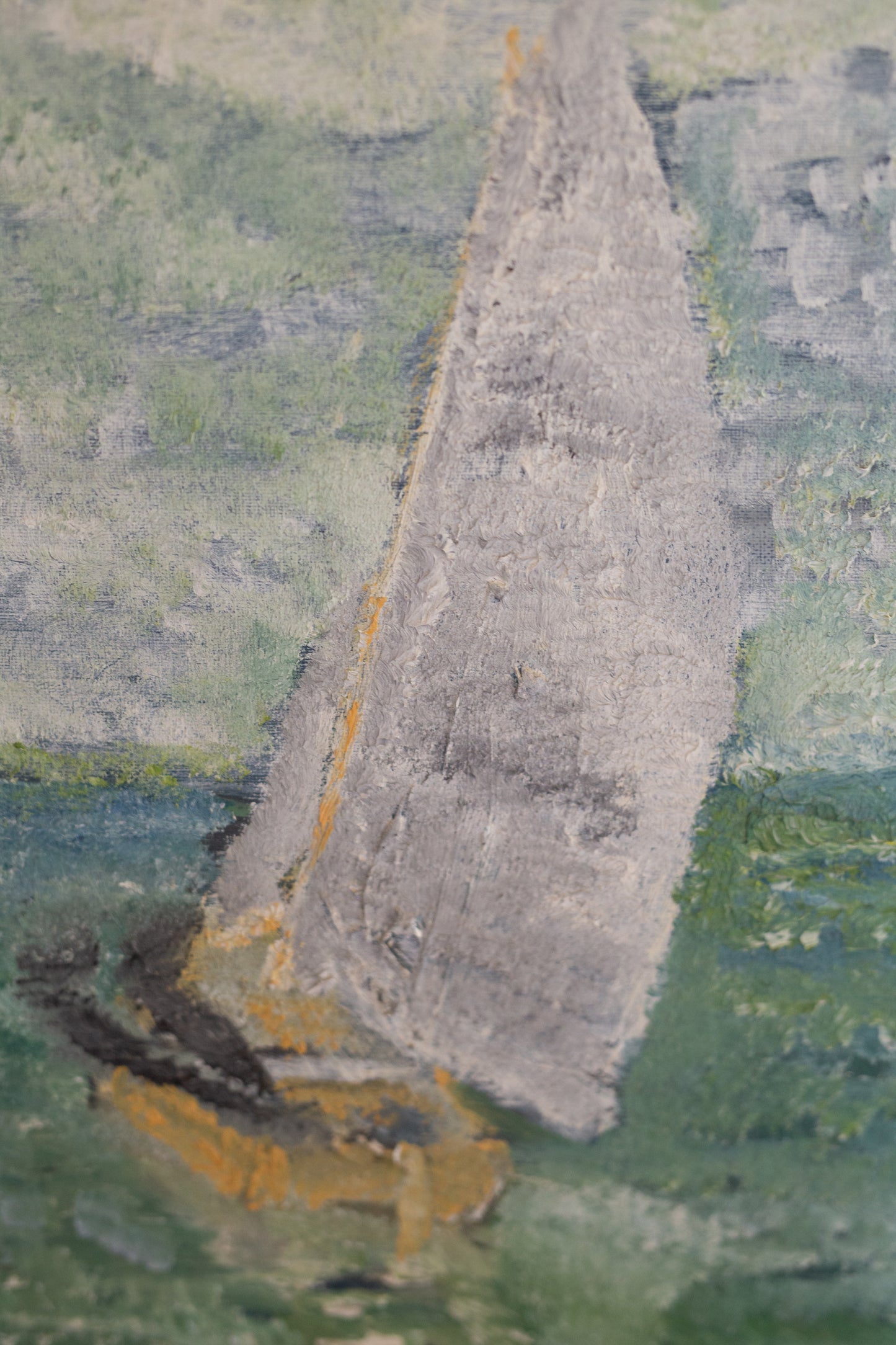Sailboat Painting on Board