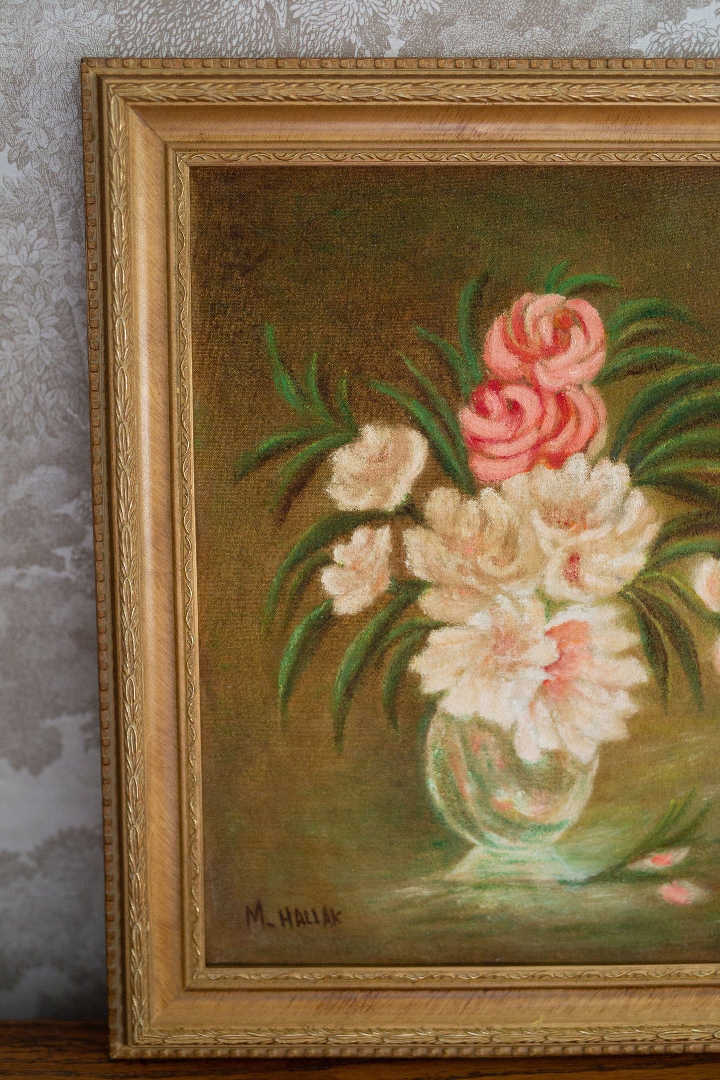 Floral Oil on Canvas