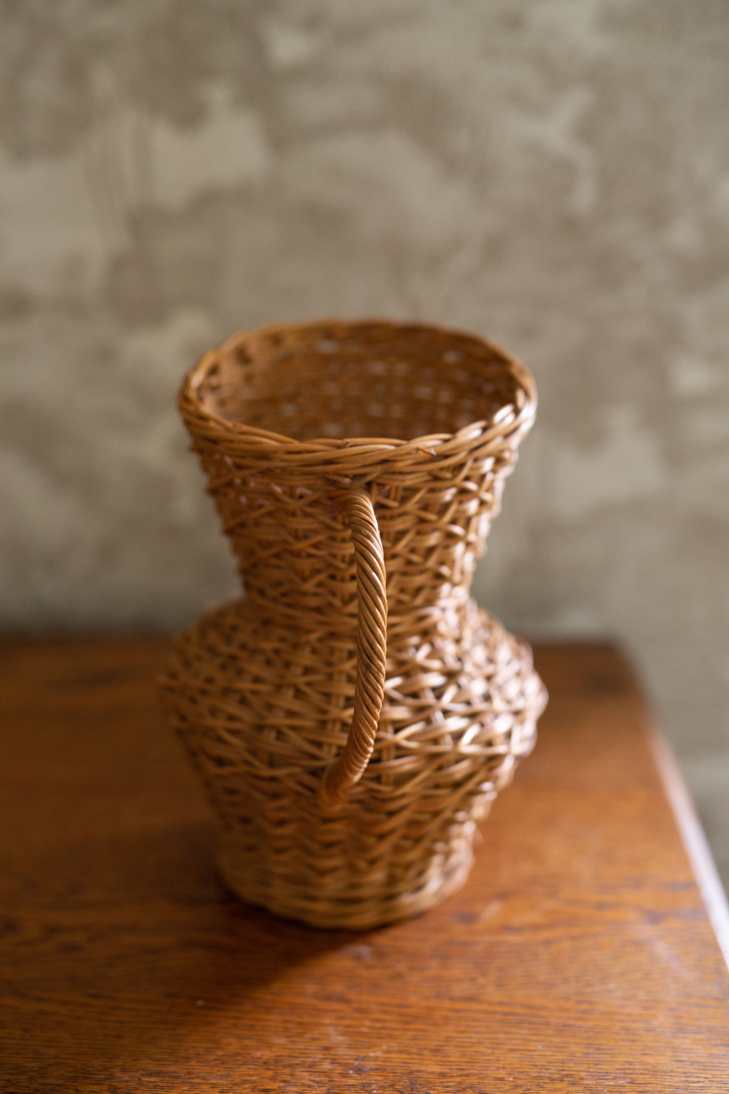 Vintage Wicker Pitcher