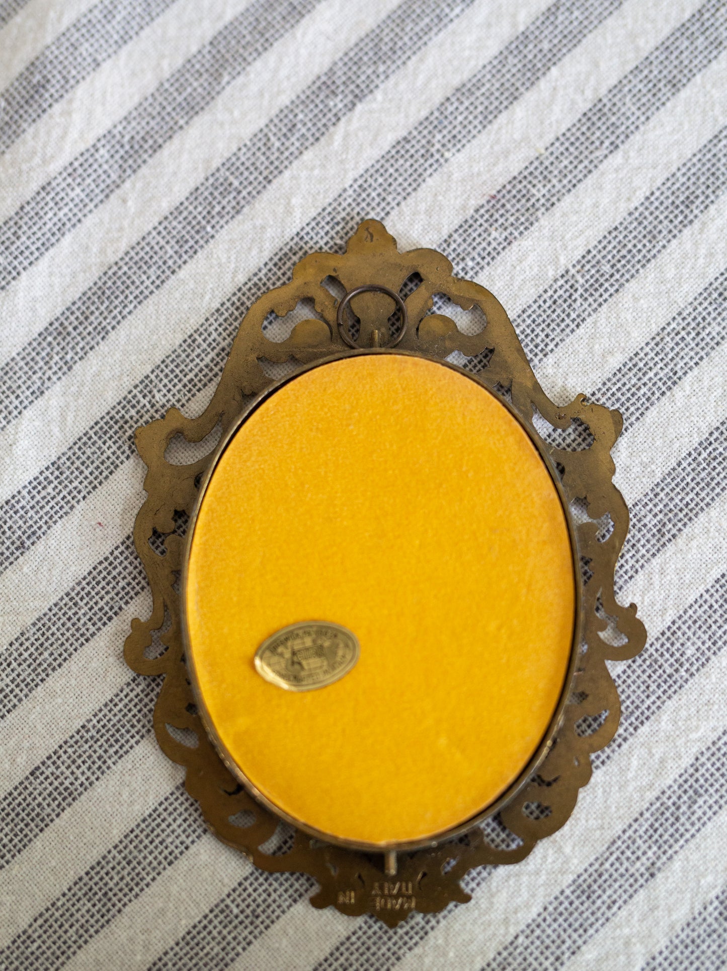 Ornate Framed Brass Picture/Frame