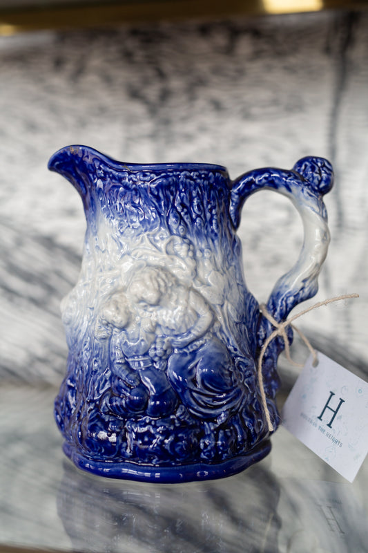 Burleigh Ironstone Flow Blue Pitcher