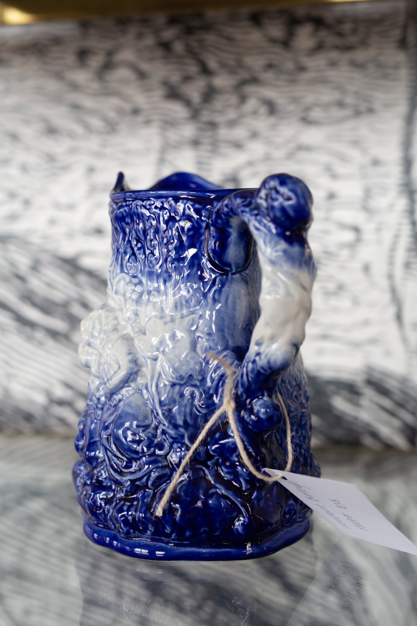 Burleigh Ironstone Flow Blue Pitcher