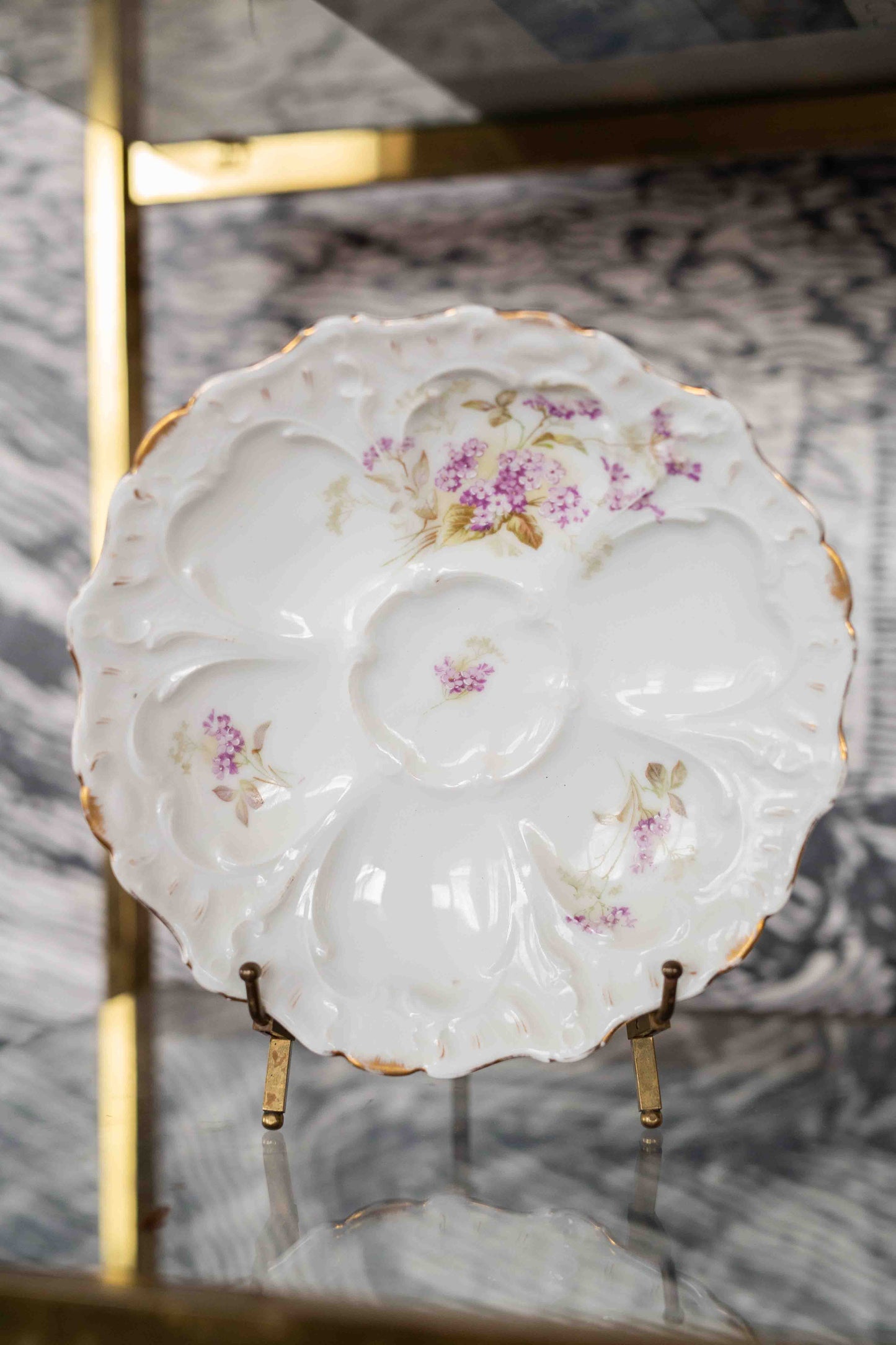 Antique Weimer Germany Oyster Plate