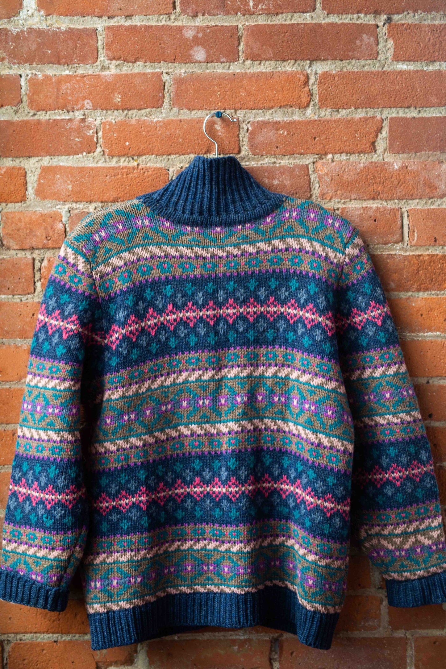 80's Susan Bristol Fair Isle Cardigan