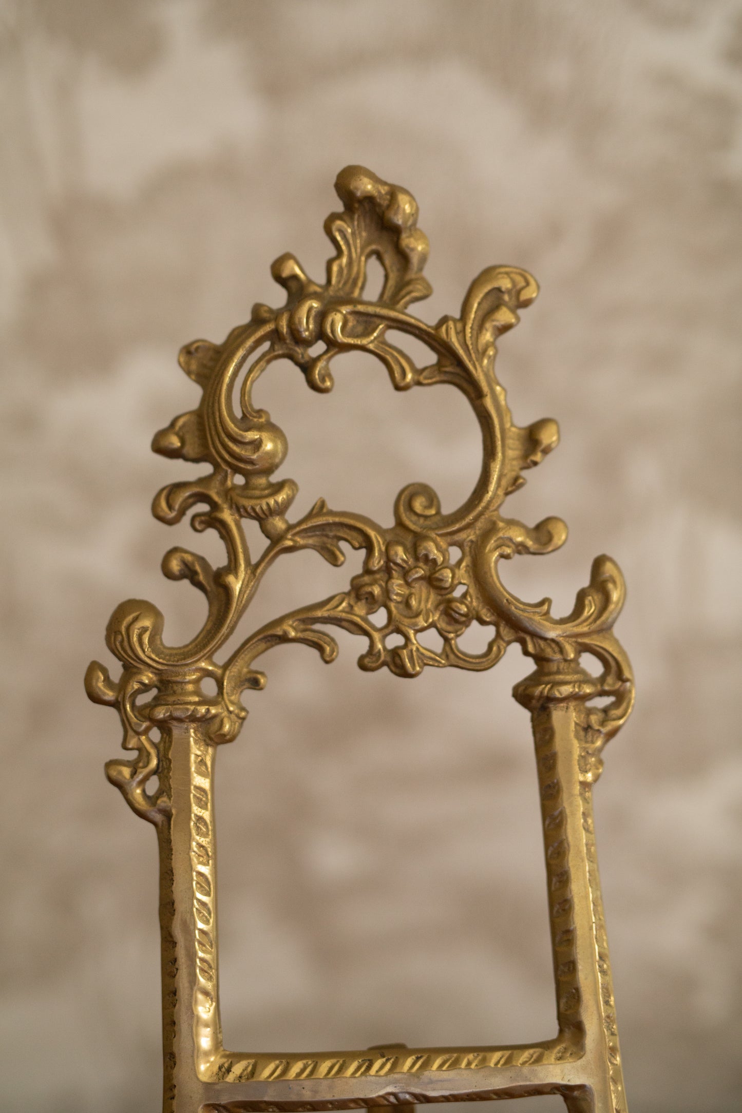 Vintage 22" Brass Easel