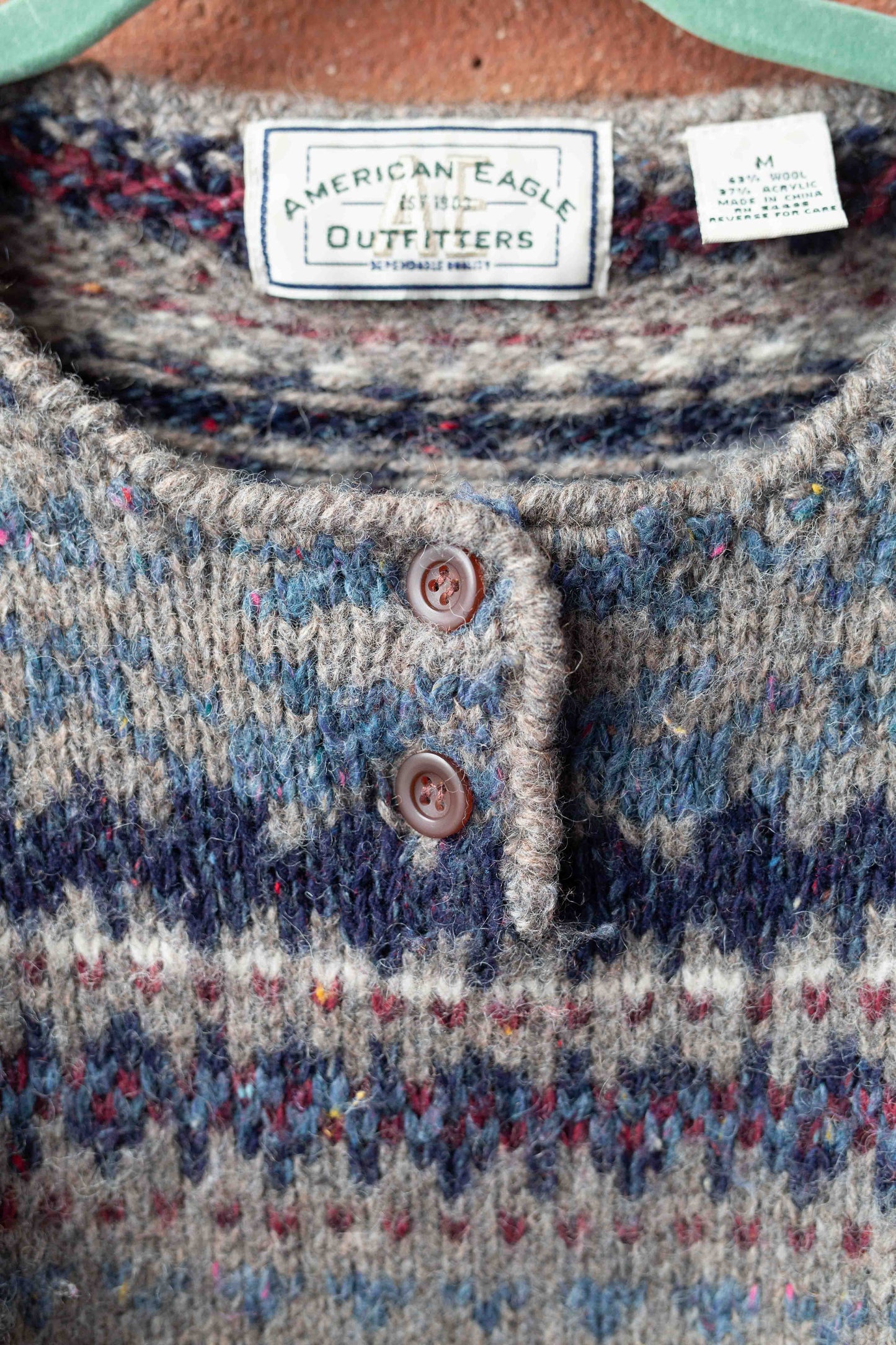 VNTG American Eagle Wool Blend Sweater , Medium