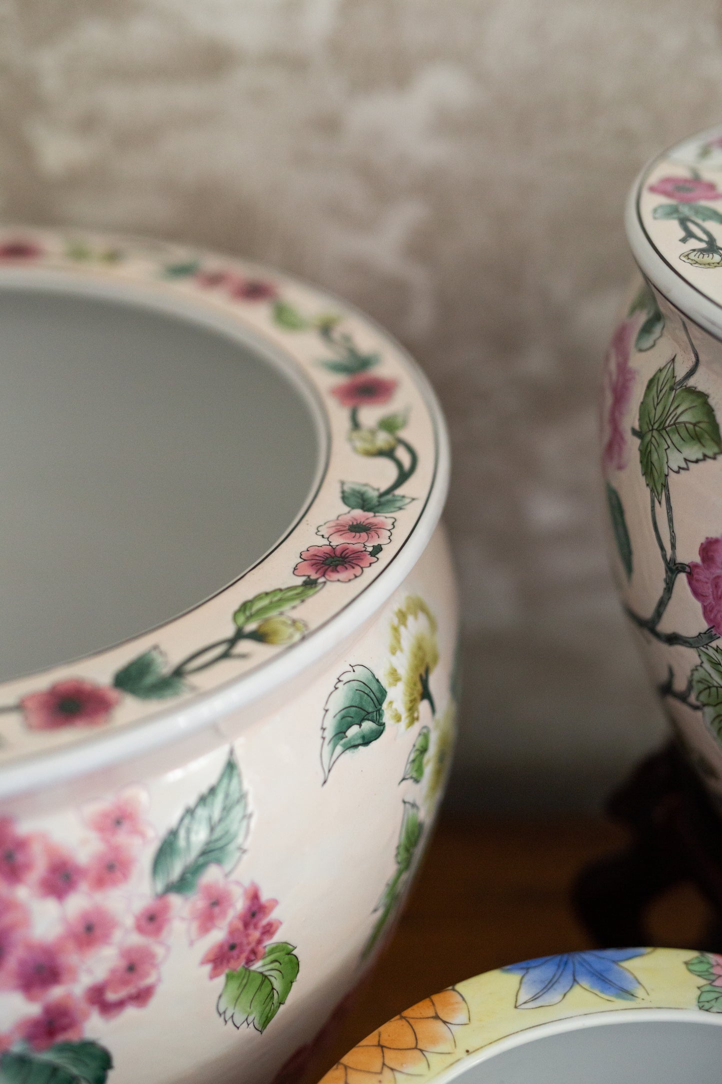 Chinese Floral Planter