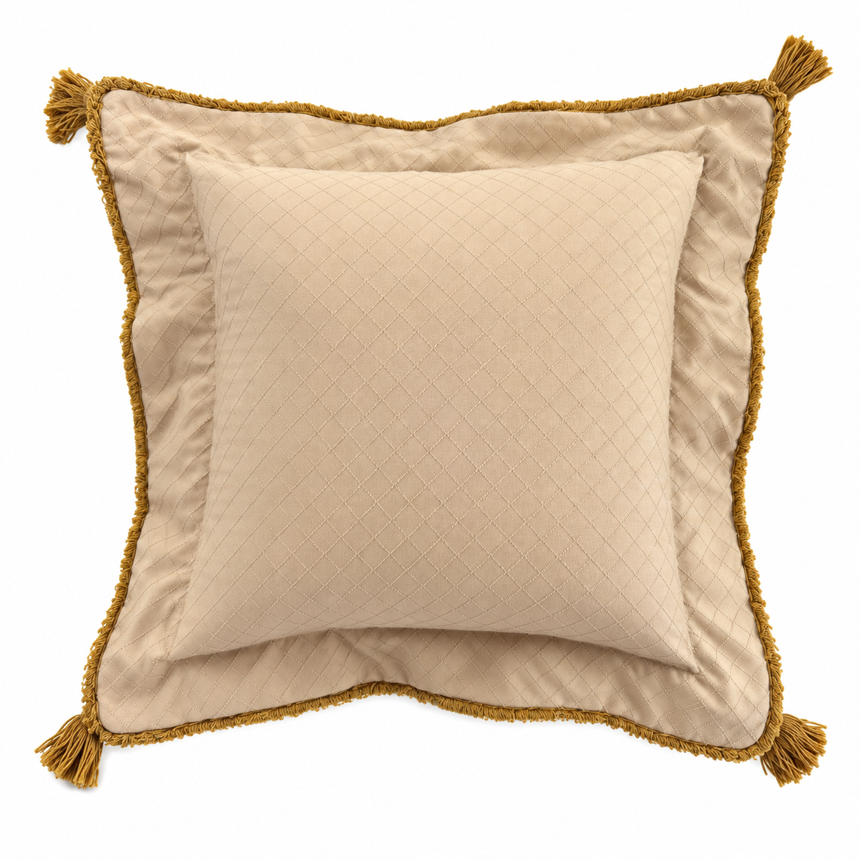 Custom Chinoiserie Botanical Tassel Pillow