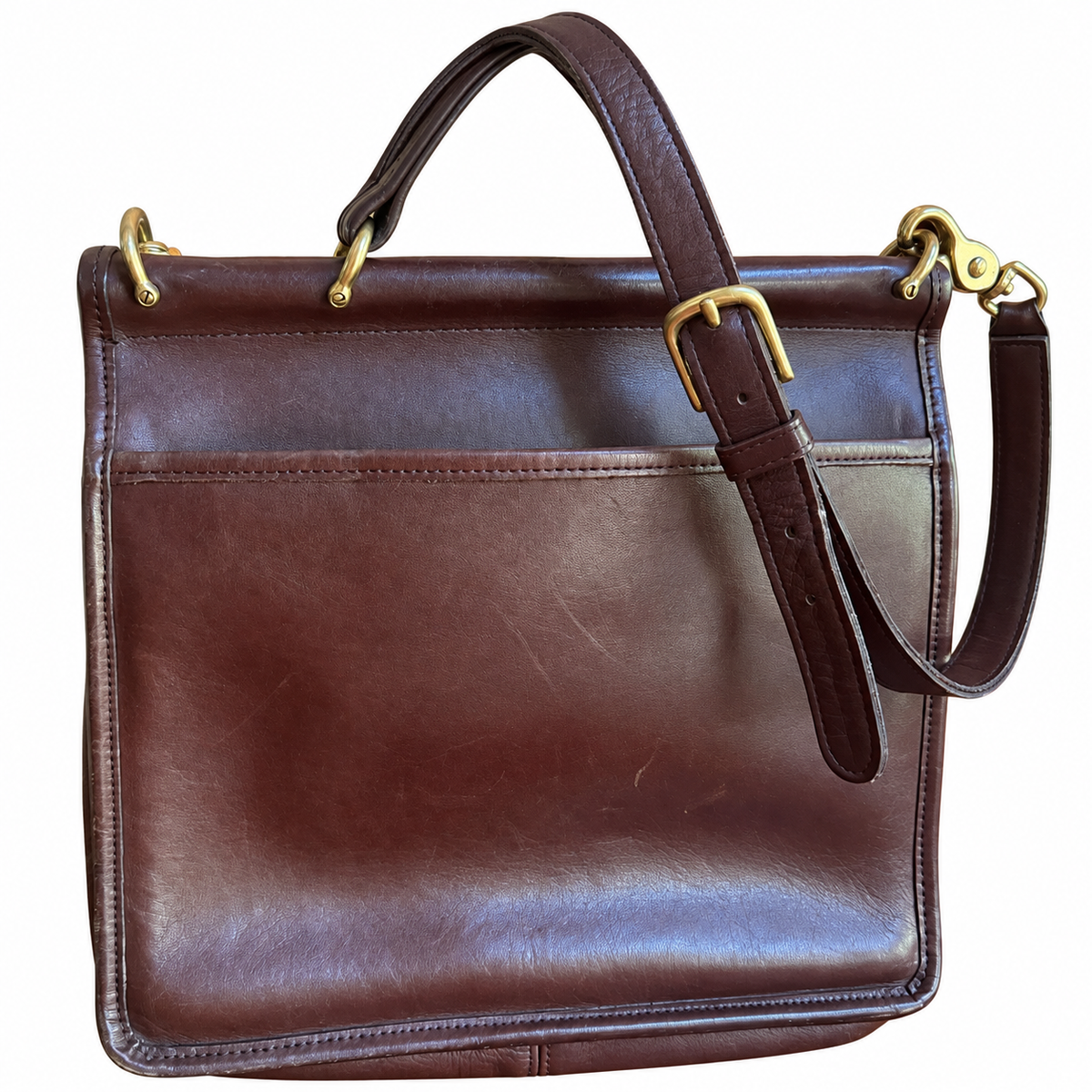 Vintage Coach Willis Bag,  Mahogany Brown