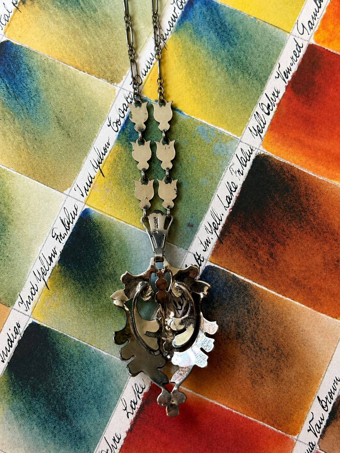 Art Deco Sterling Silver & Marcasite Necklace, c. 1925–1935