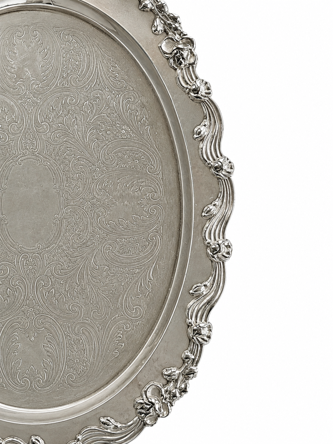 Sheridan Silverplate Footed Tray