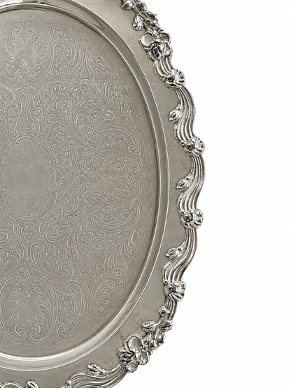 Sheridan Silverplate Footed Tray