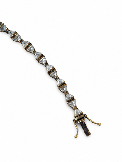 VNTG Sterling Silver Tennis Bracelet