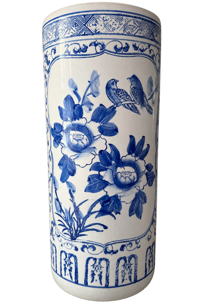 Chinoiserie Porcelain Umbrella Stand