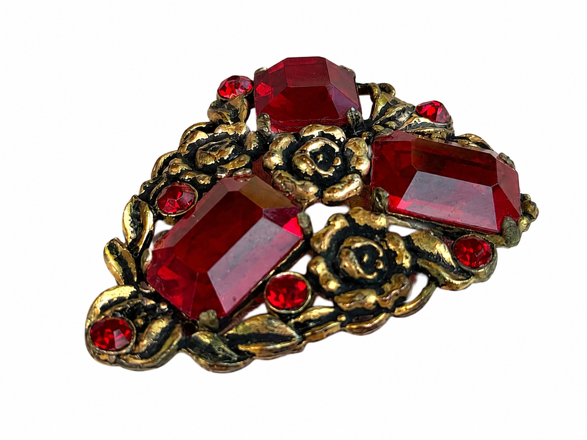 Vintage Rose Dress Clip