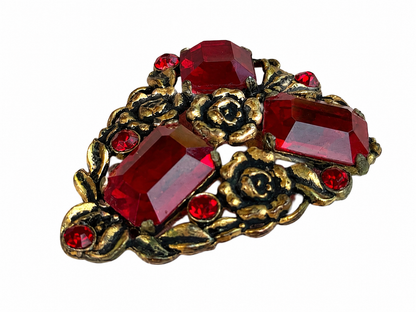 Vintage Rose Dress Clip