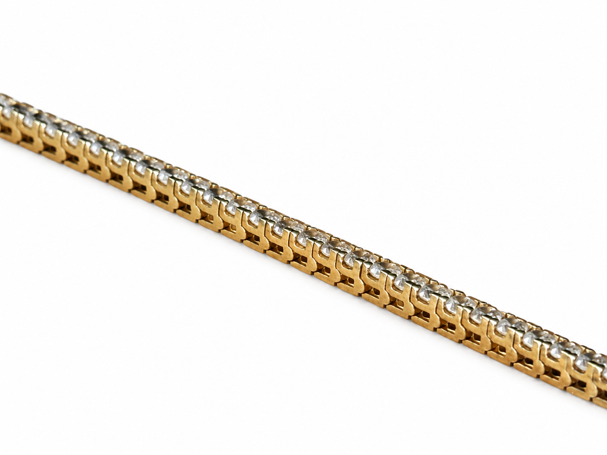 VNTG Sterling Silver Tennis Bracelet