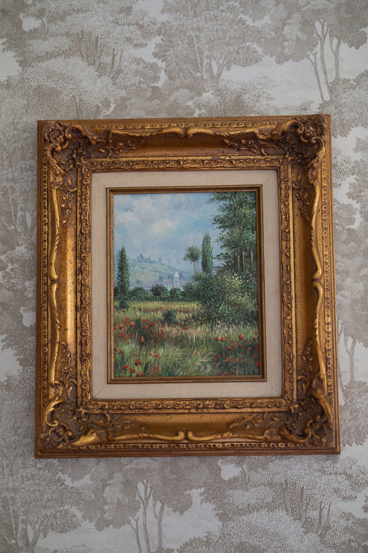 Floral Oil Painting, Signed