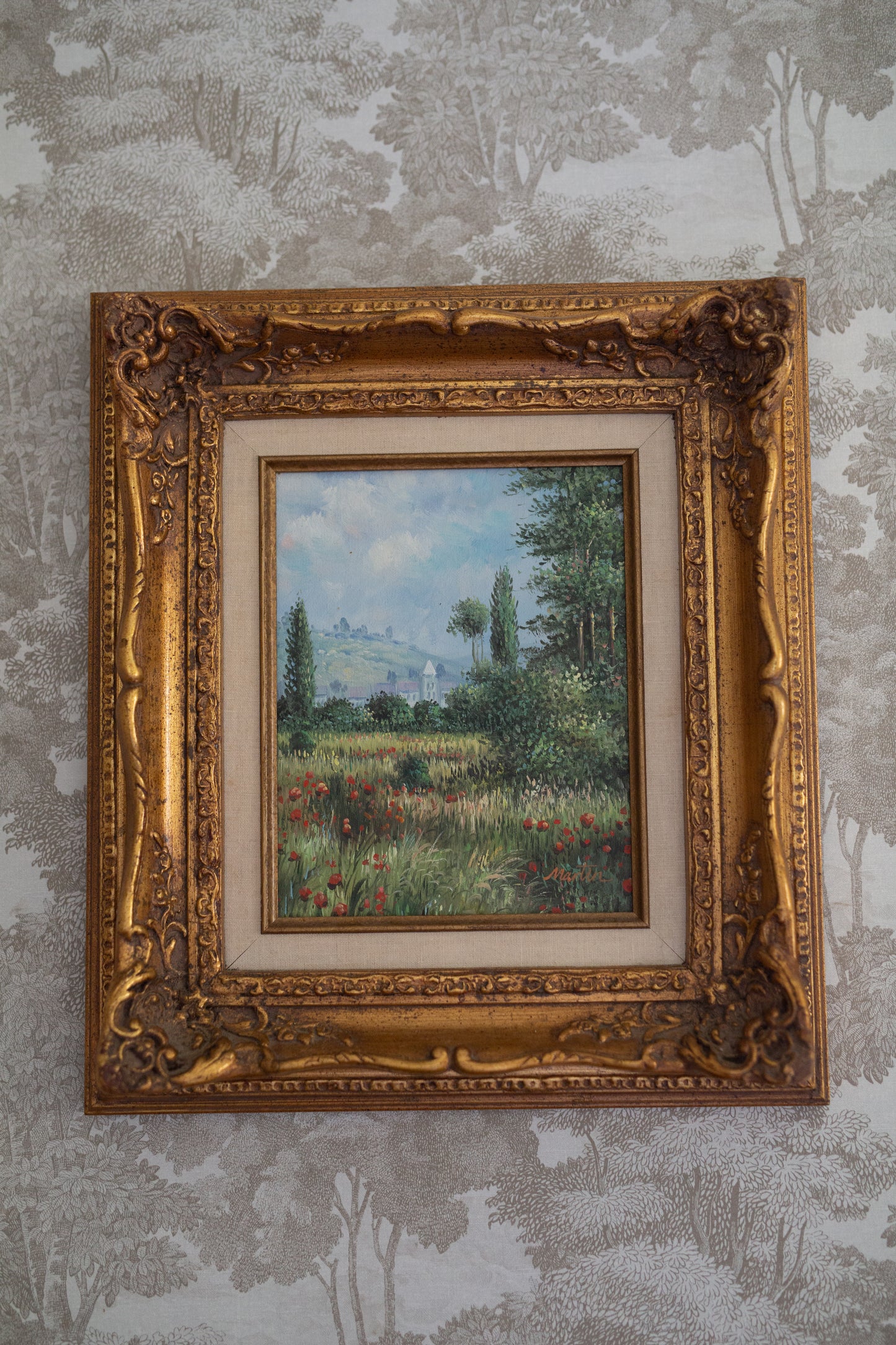 Floral Oil Painting, Signed