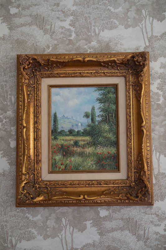 Floral Oil Painting, Signed