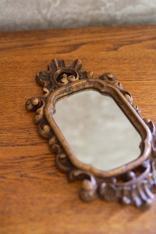 Ornate Wood Mirror