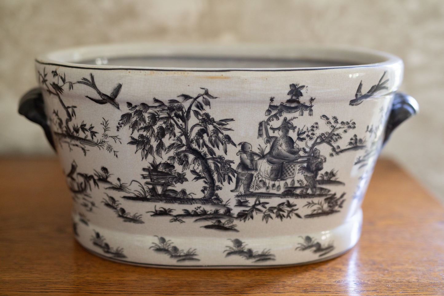 Toile Porcelain Foot bath, Planter