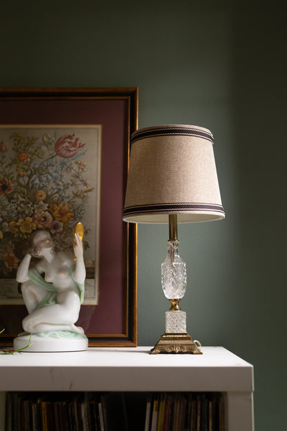 Brass and Glass Lamp