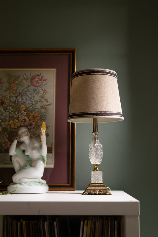 Brass and Glass Lamp