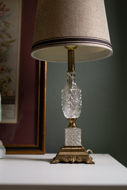 Brass and Glass Lamp