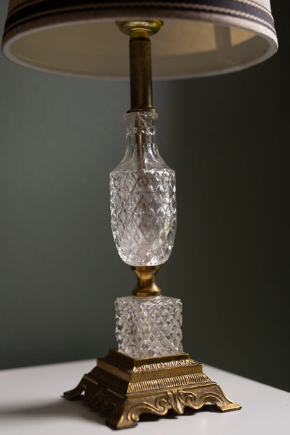Brass and Glass Lamp