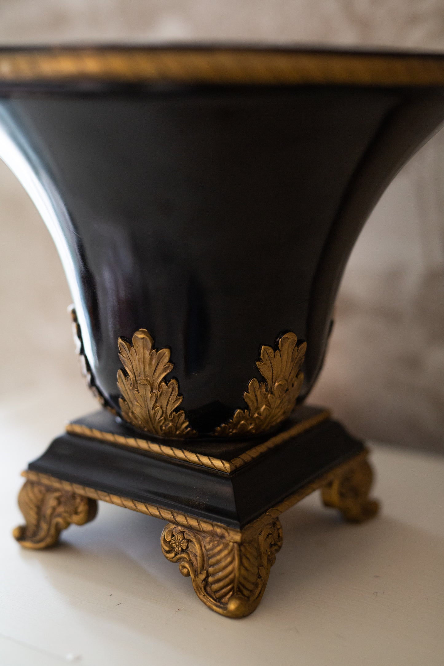 Gold Gilt Planter
