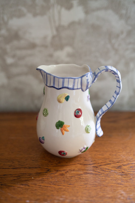 Fitz & Floyd Petits Veg Pitcher