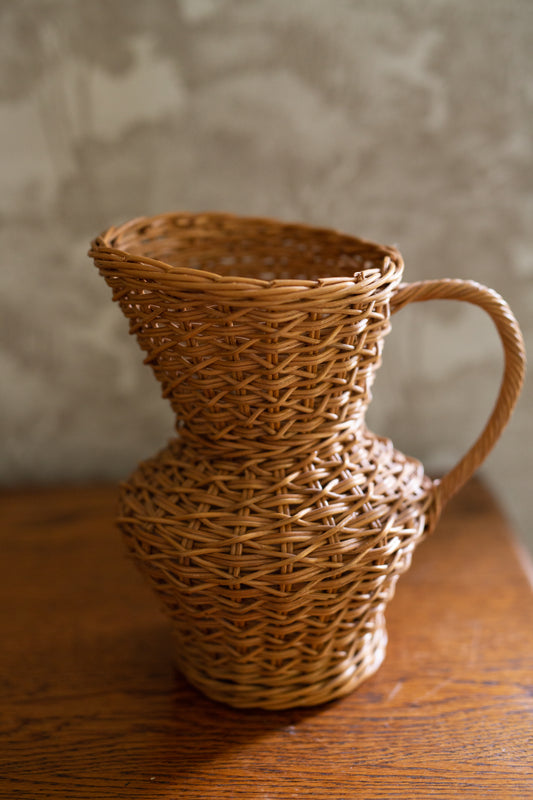 Vintage Wicker Pitcher