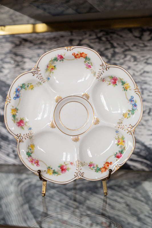 Antique Cauldon England Oyster Plate