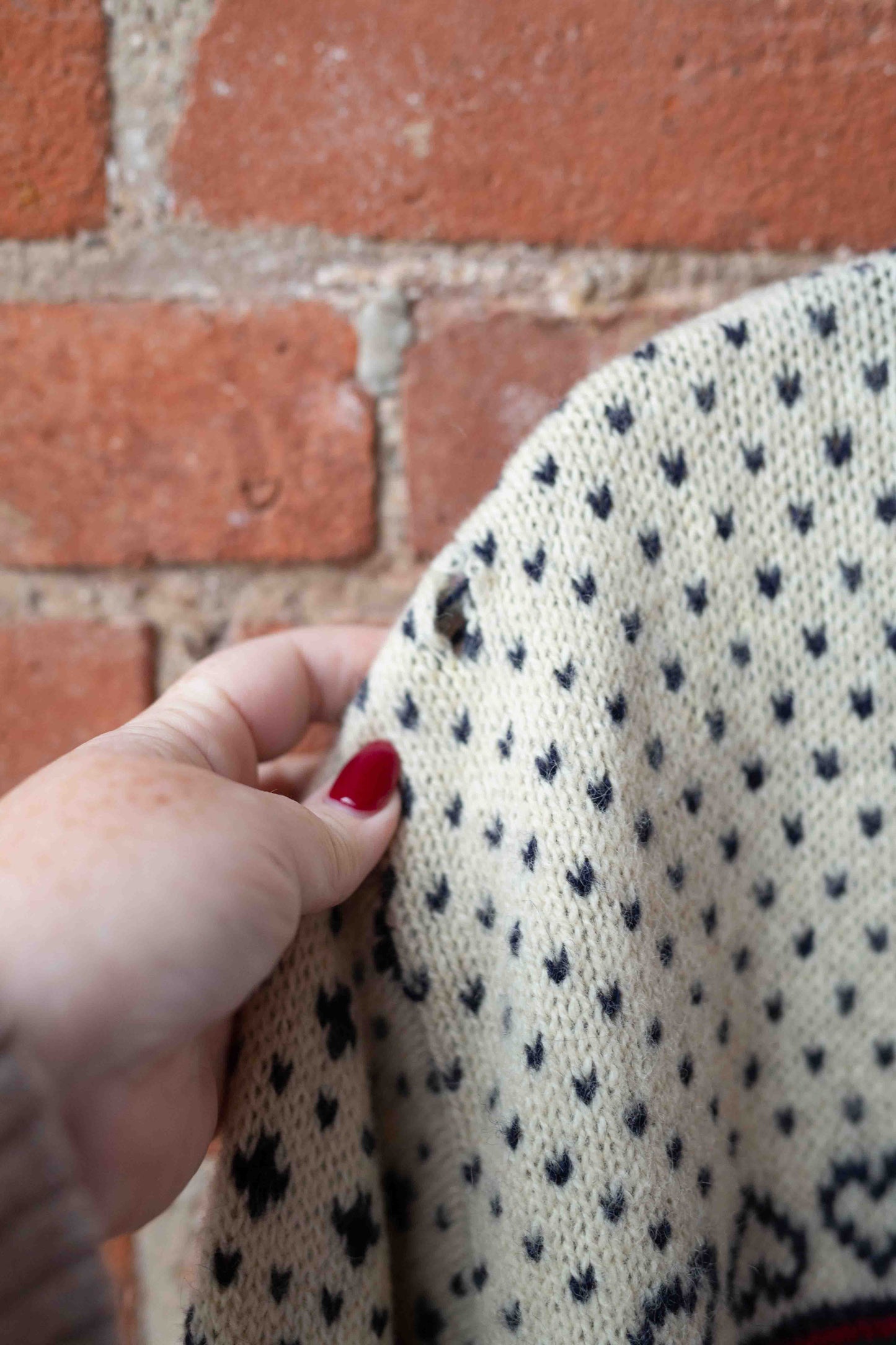 L.L Bean Nordic Wool Ski Cardigan