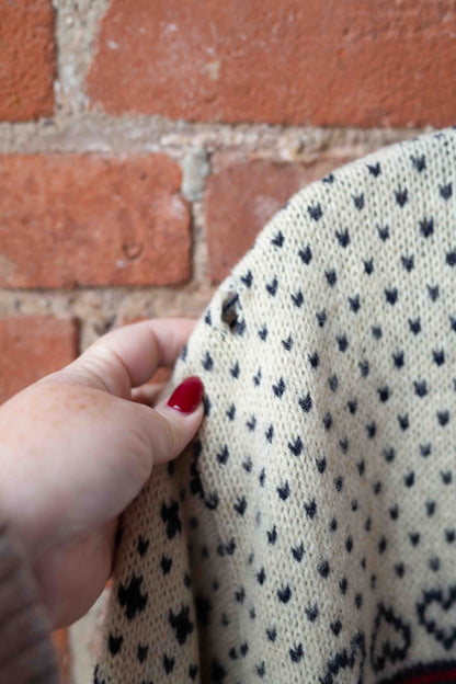 L.L Bean Nordic Wool Ski Cardigan
