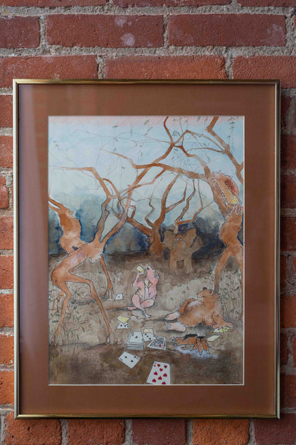 Quirky Surrealism Watercolor