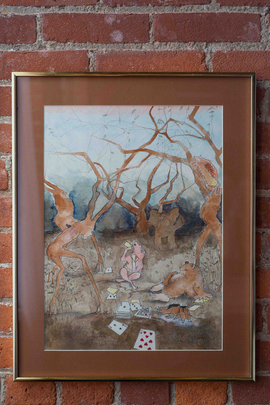 Quirky Surrealism Watercolor