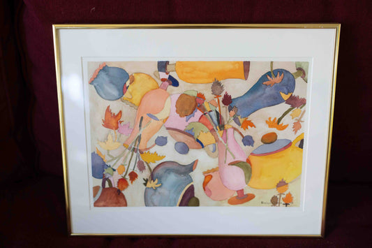 Roslyn Collins '83 Abstract Watercolor