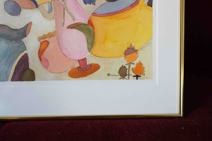 Roslyn Collins '83 Abstract Watercolor