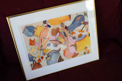 Roslyn Collins '83 Abstract Watercolor