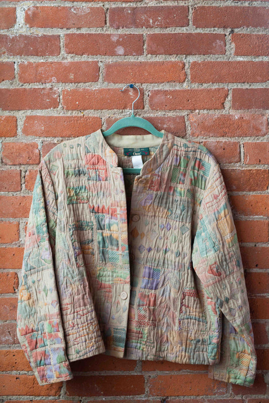 Orvis Womens Quilted Abstract Jacket, Size L